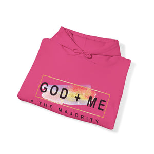 God plus me the majority - Unisex Hoodie