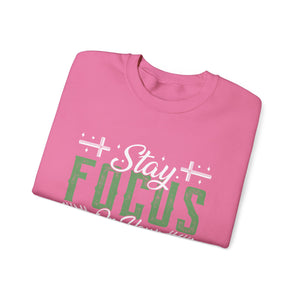 Stay Focused On Your Studies - Unisex Heavy Blend™ Crewneck Sweatshirt