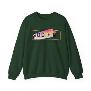 God plus me the majority - Crewneck Sweatshirt