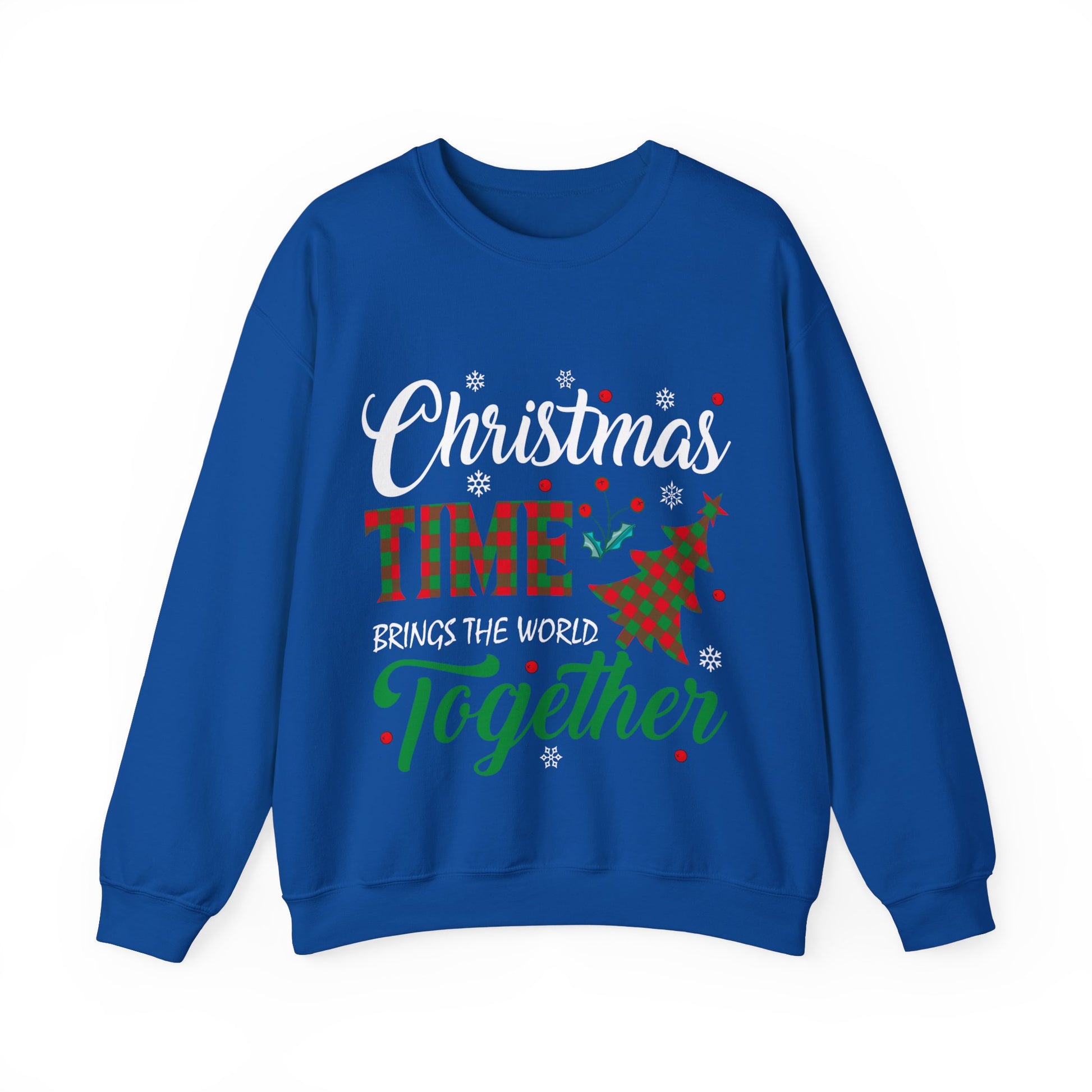 Christmas Time Brings The World Together - Crewneck Sweatshirt