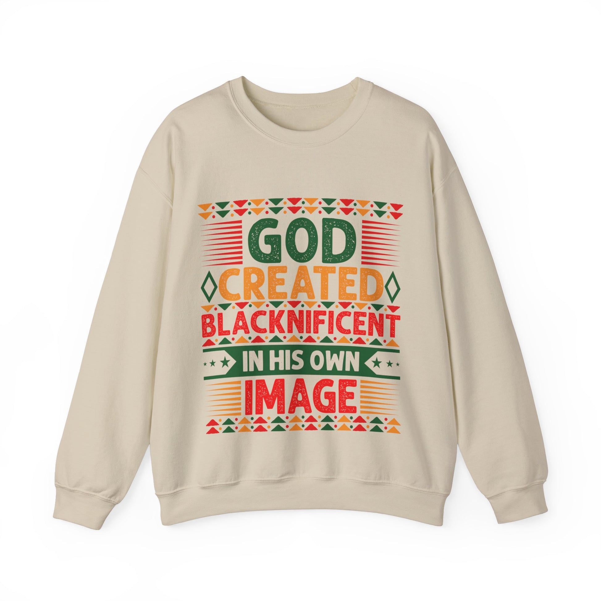 God Created Blacknificent In His Own Image - Sweatshirt