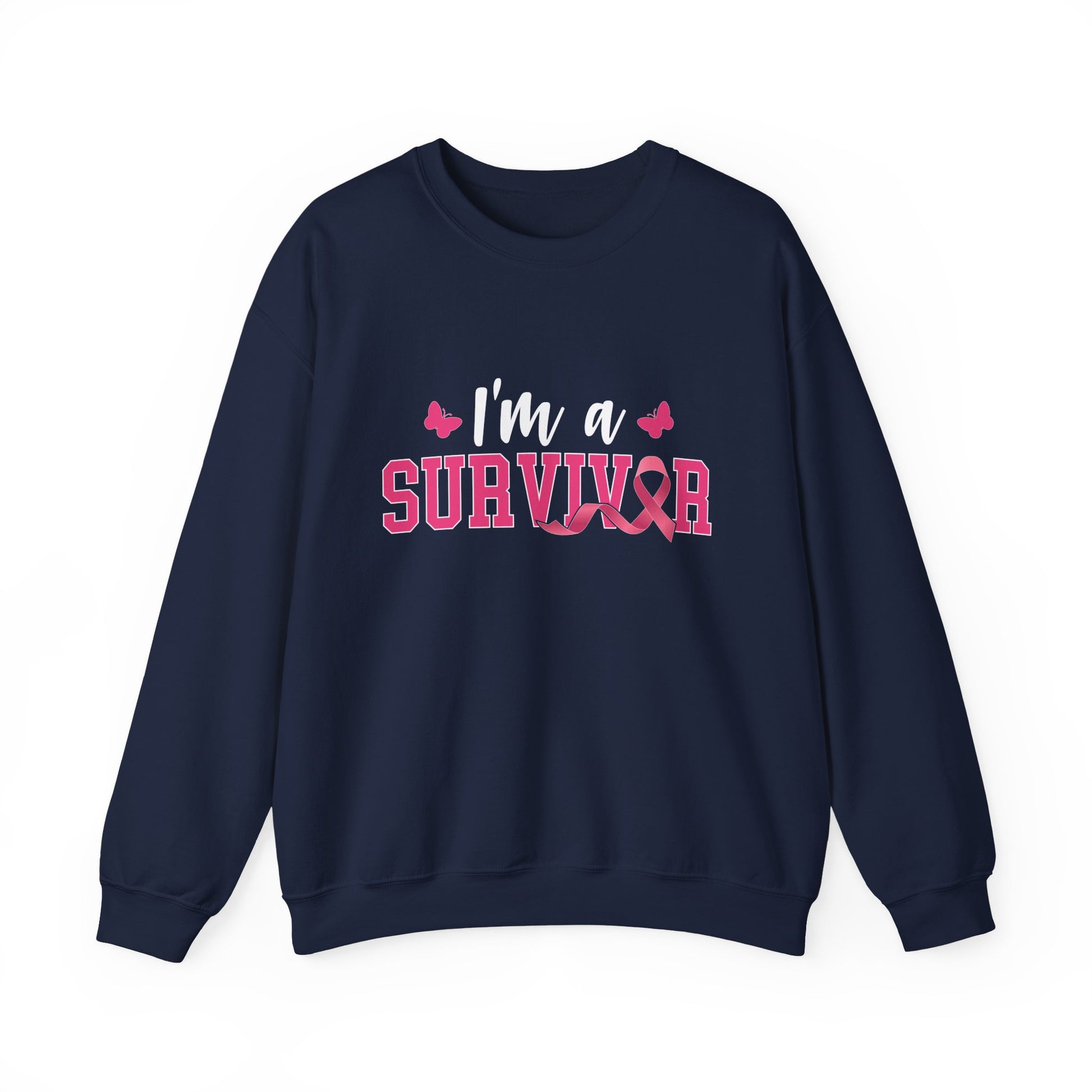 I'm a Survivor - Unisex Heavy Blend™ Crewneck Sweatshirt