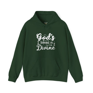 God's Timing Is Divine - Unisex Hoodie