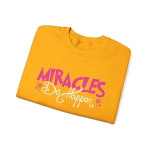 Miracles Do Happen - Unisex Heavy Blend™ Crewneck Sweatshirt