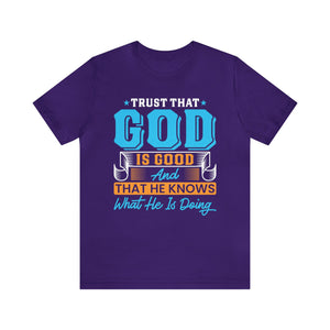 Trust That God is Good & He Know What He Is Doing - Unisex Tee