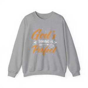 God's Timing Is Perfect - Crewneck Sweatshirt