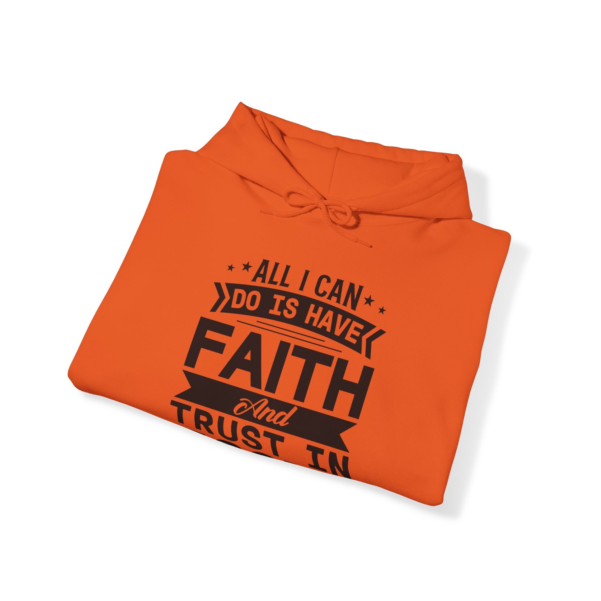 All I can Do Is Have Faith & Trust In God - Unisex Hoodie