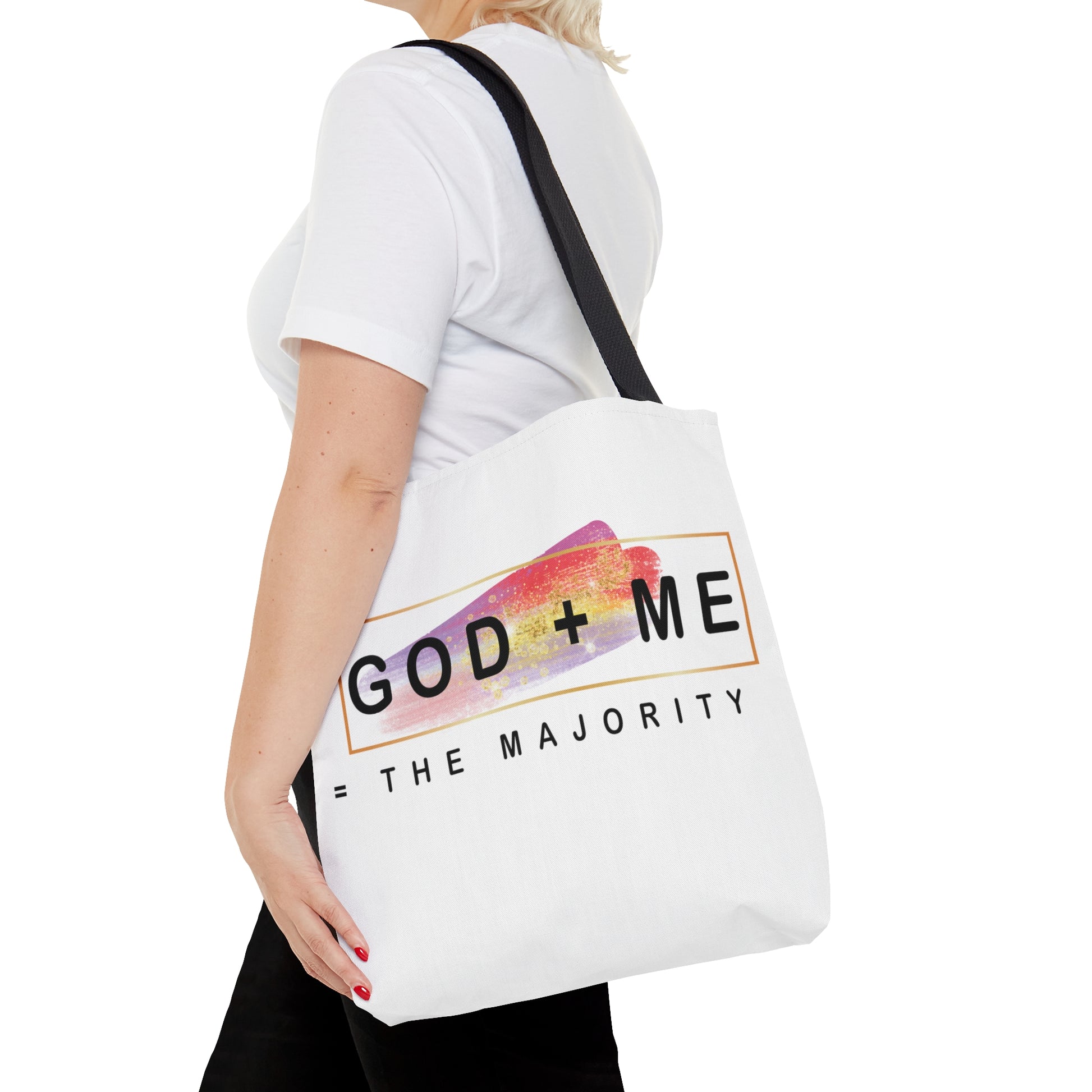 God plus me the majority - Tote Bag