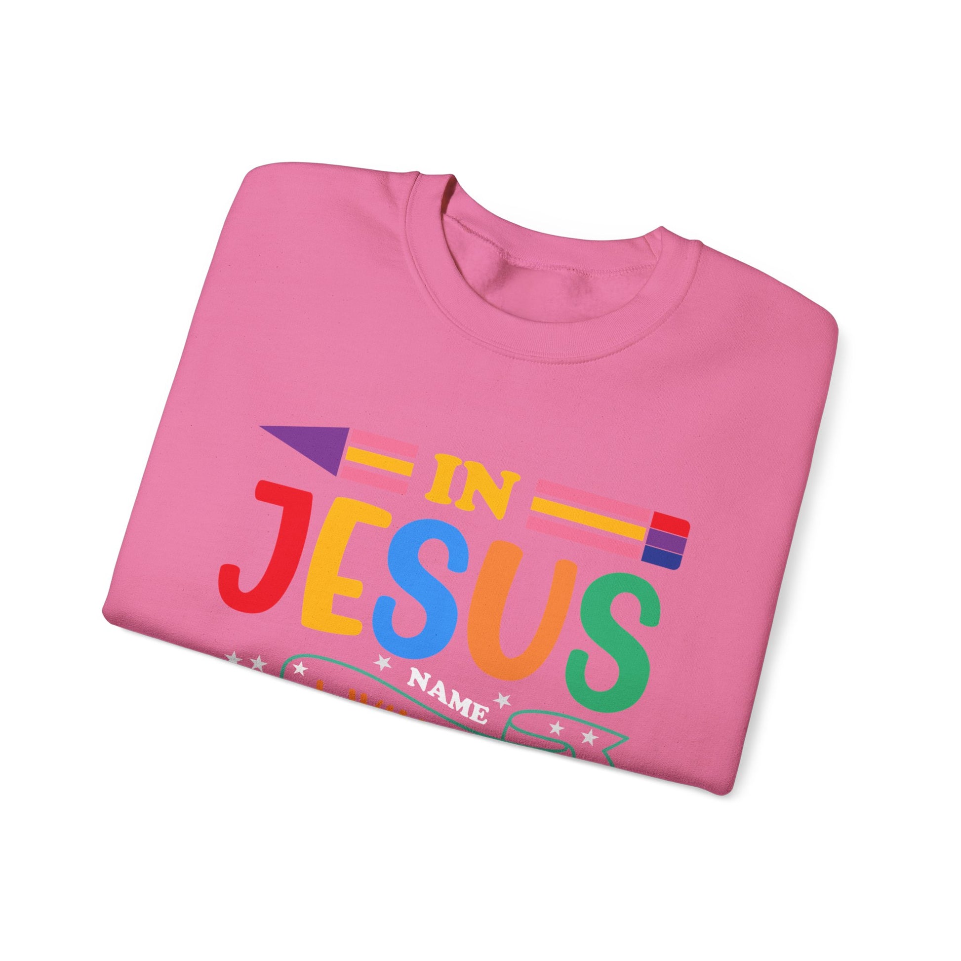 In Jesus I Will Pass all My Classes - Unisex Heavy Blend™ Crewneck Sweatshirt