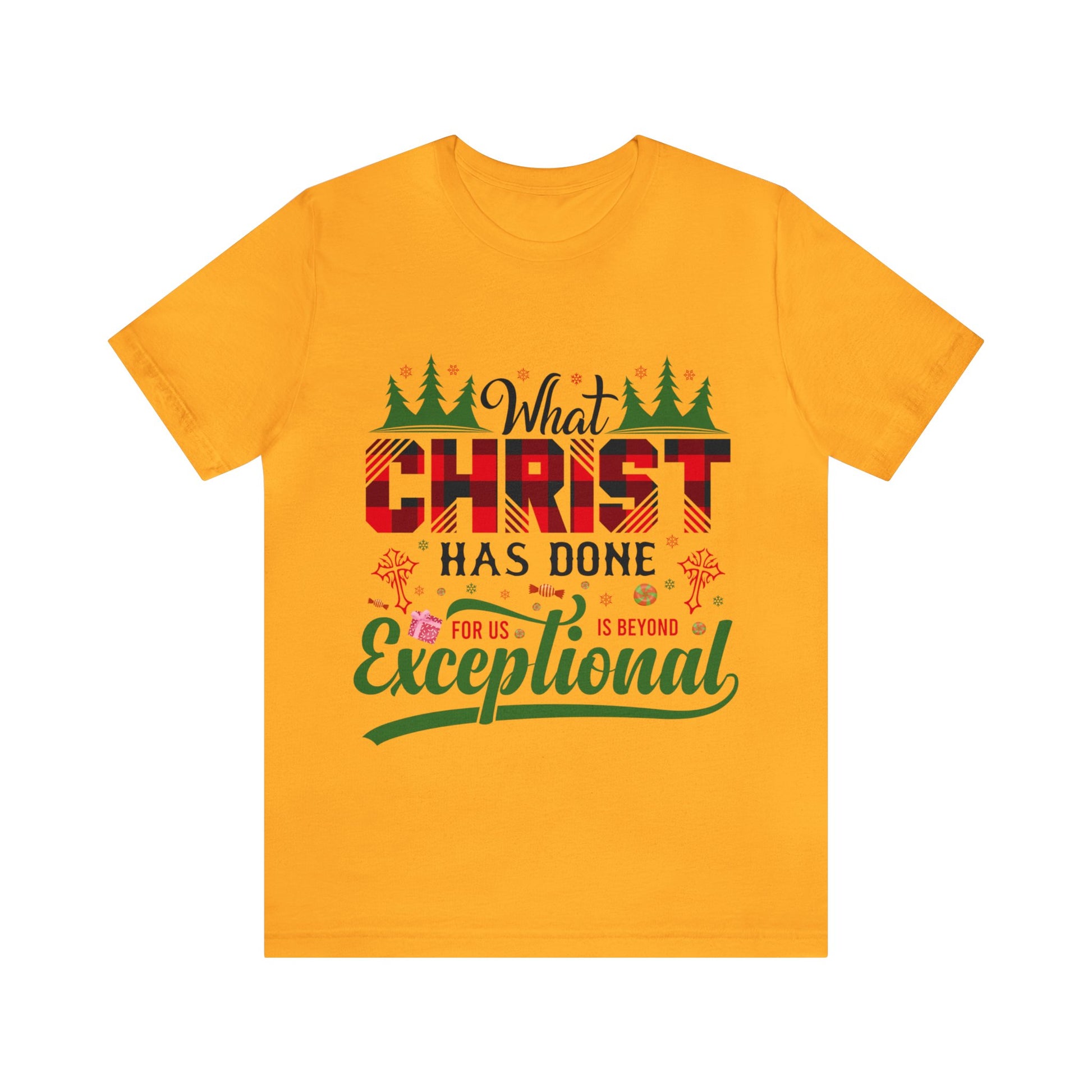 What Christ Has Done For Us Is Beyond Exceptional - Unisex Tee