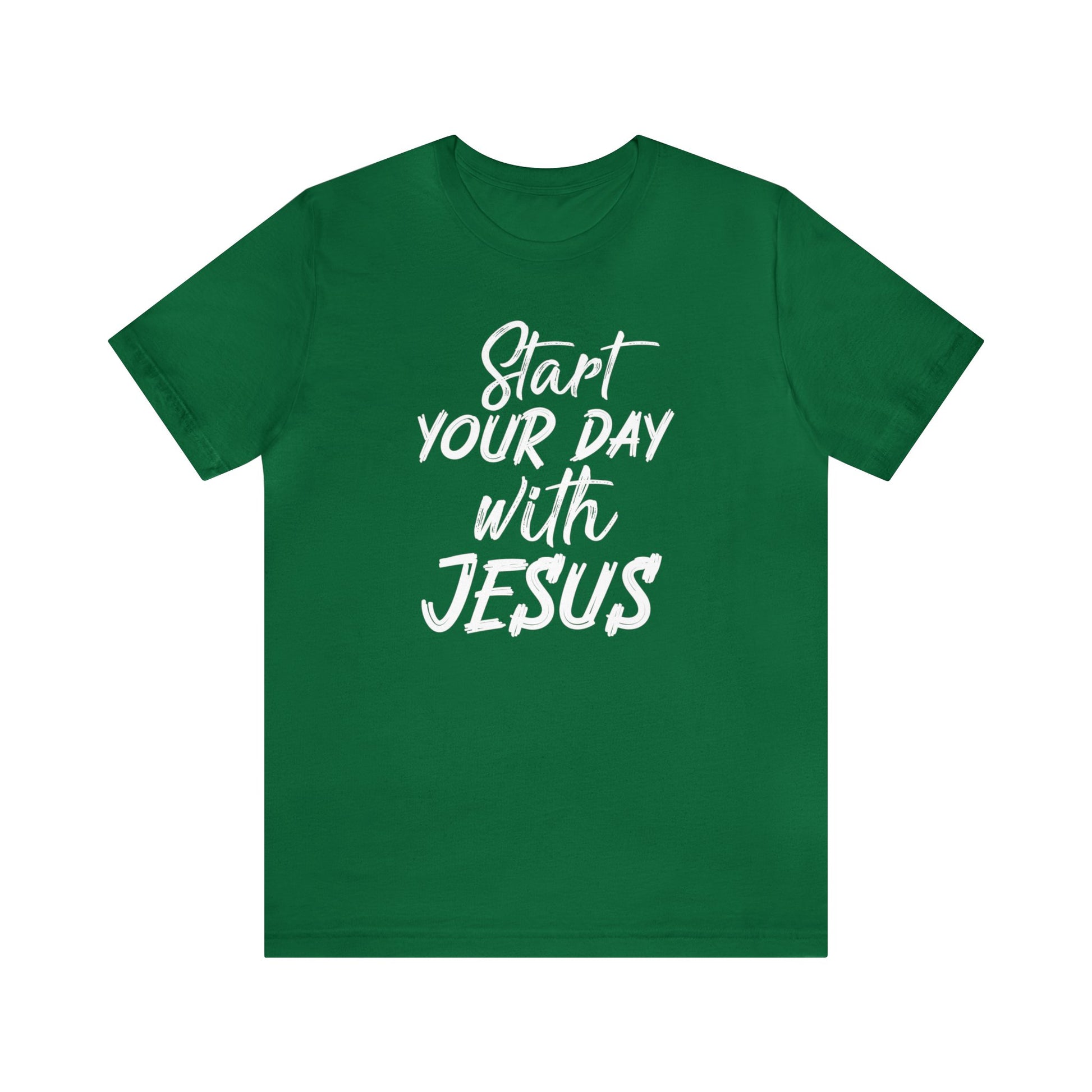 Start your day with Jesus - Unisex Tee