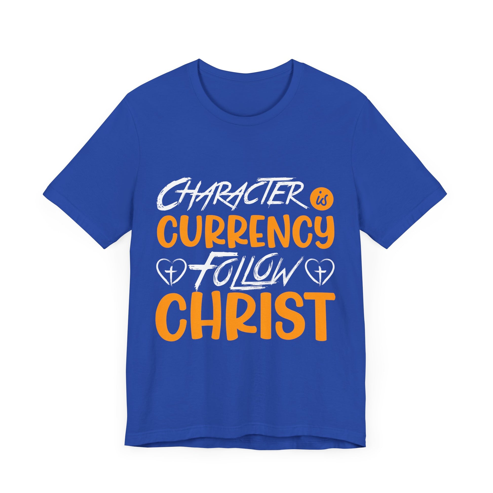 Character Currency Follow Christ - Unisex Jersey Short Sleeve Tee