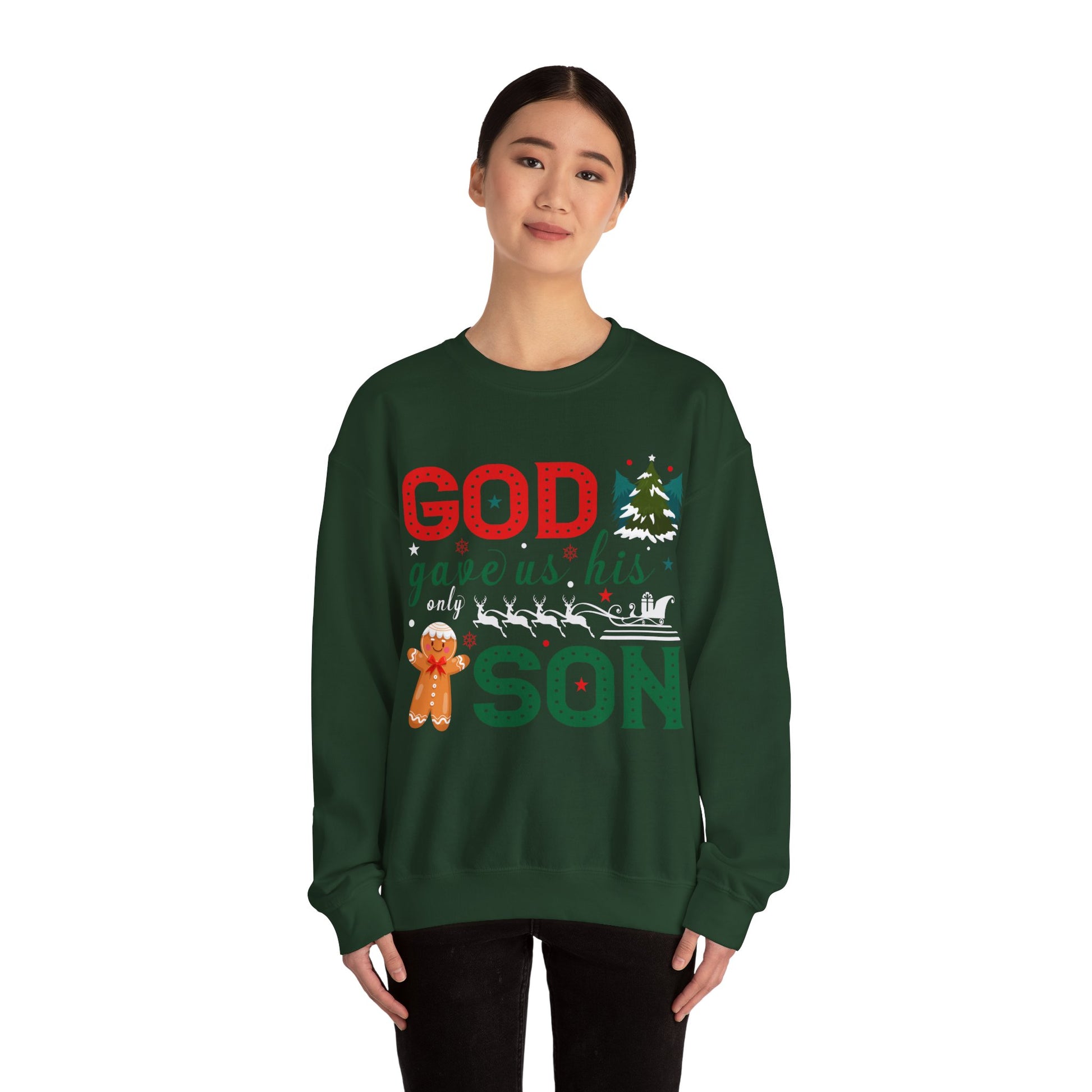 God Gave Us His Only Son - Crewneck Sweatshirt