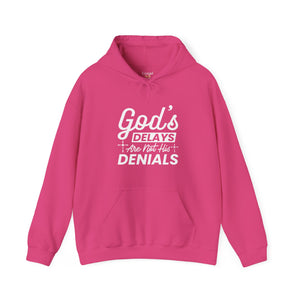 God's Delays Are Not His Denials  - Unisex Hoodie