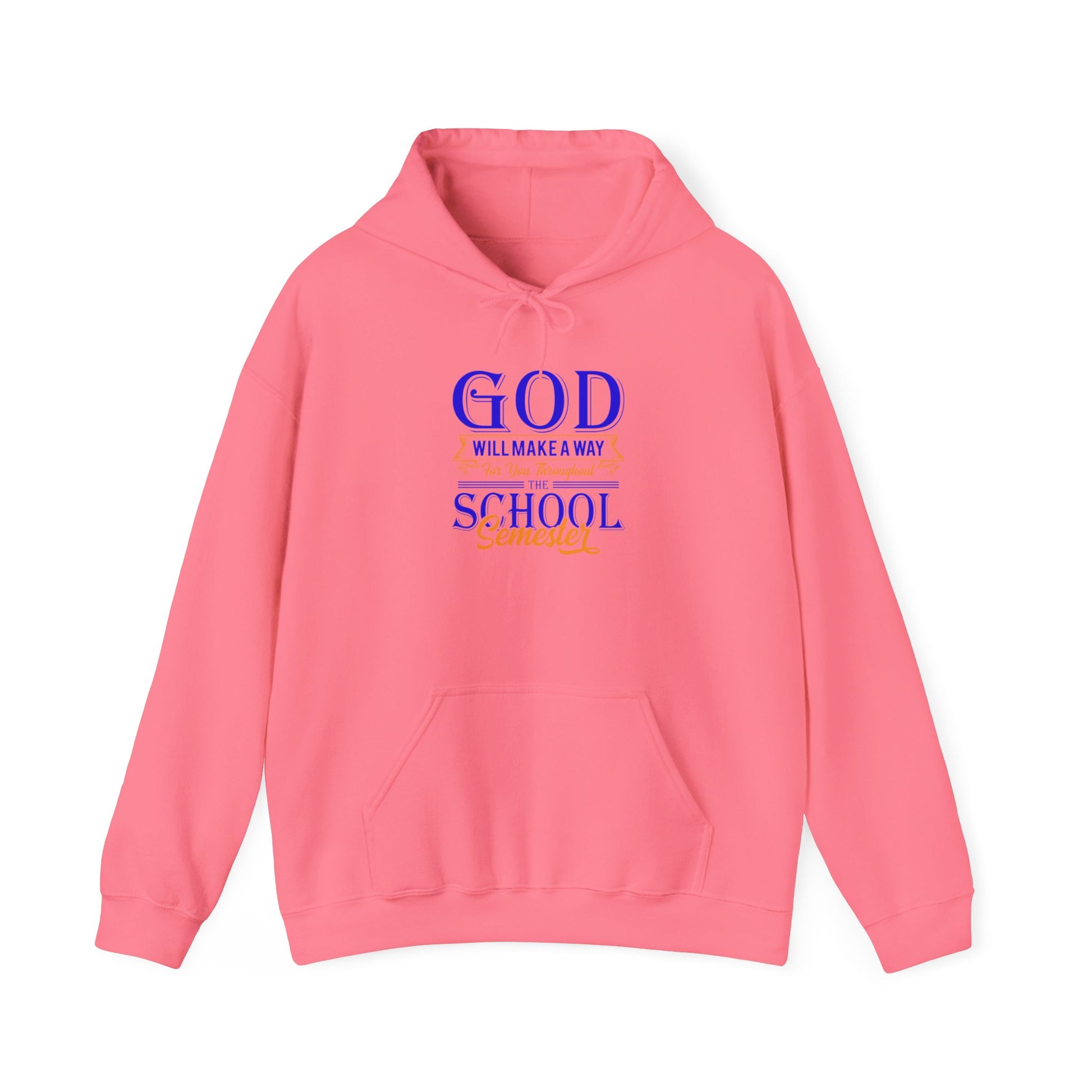 God Will Make A Way Throughout The School Semester - Unisex Heavy Blend™ Hooded Sweatshirt