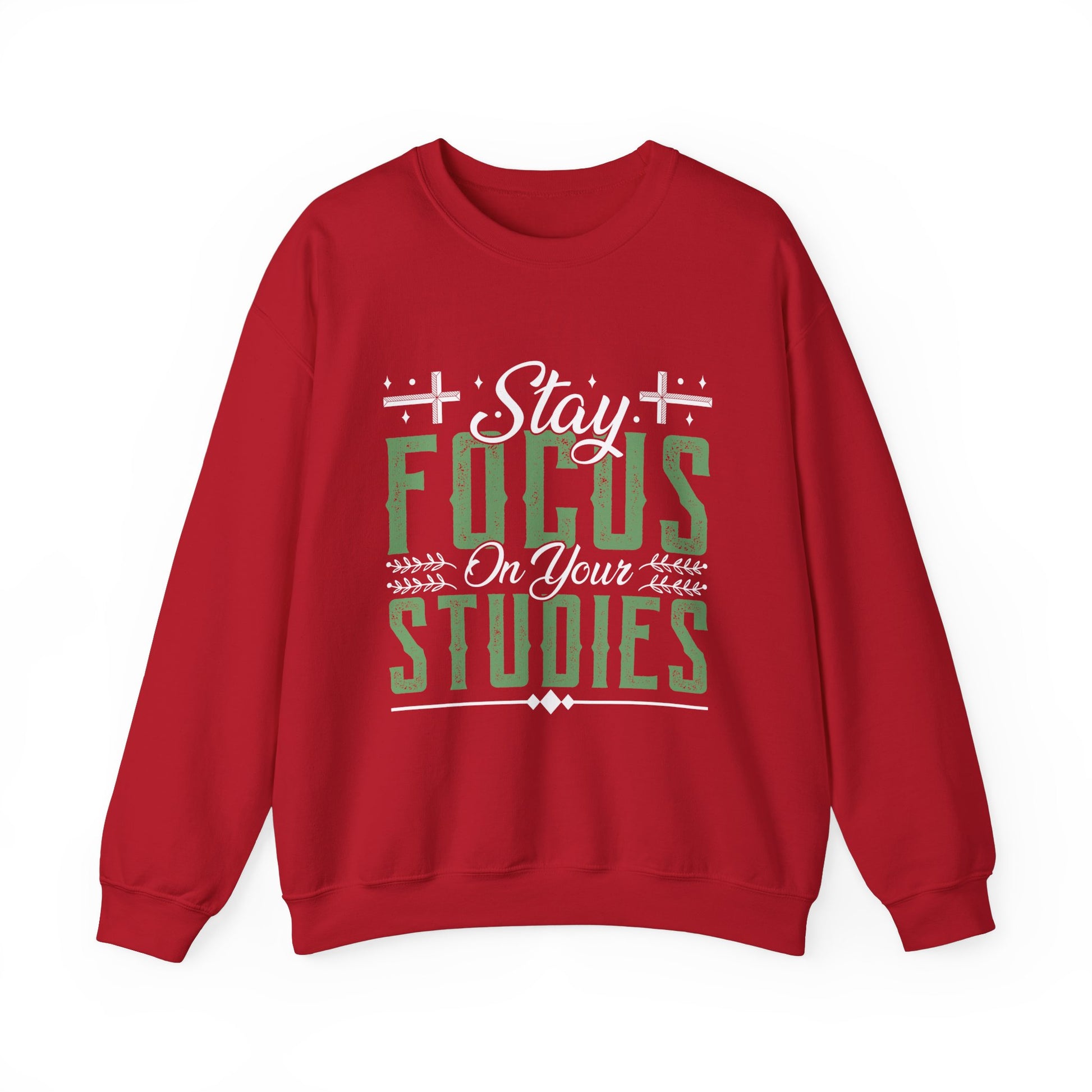 Stay Focused On Your Studies - Unisex Heavy Blend™ Crewneck Sweatshirt