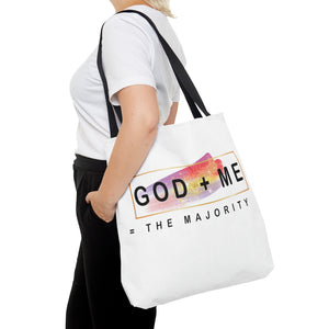 God plus me the majority - Tote Bag