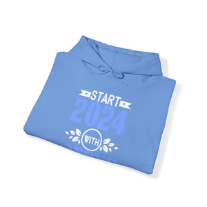 Start 2024 With Jesus - Unisex Hoodie