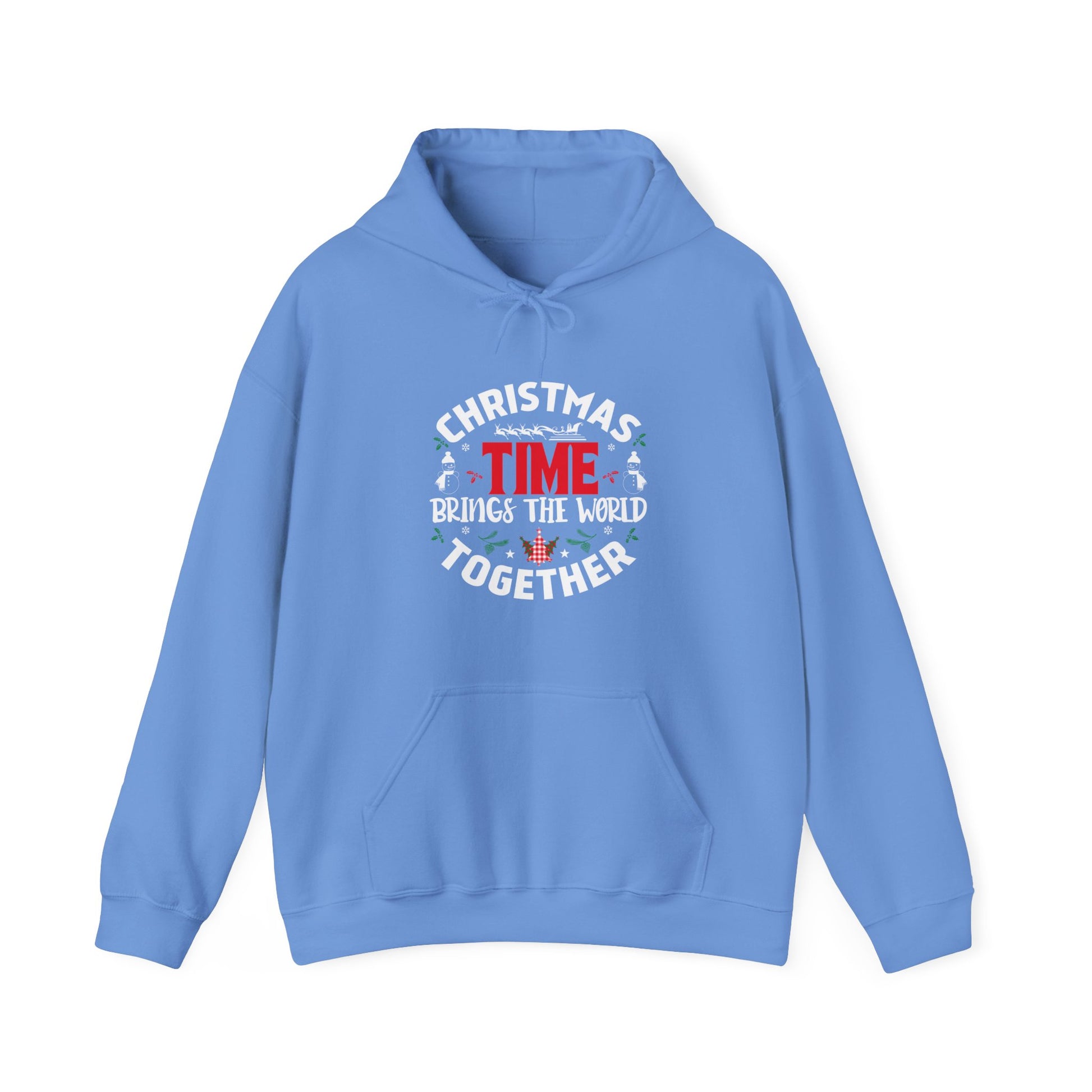 Christmas time Brings The World Together - Unisex Hoodie