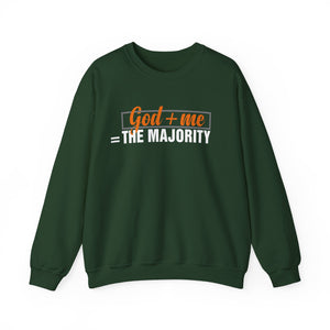 God plus me the majority - Crewneck Sweatshirt