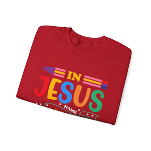 In Jesus I Will Pass all My Classes - Unisex Heavy Blend™ Crewneck Sweatshirt