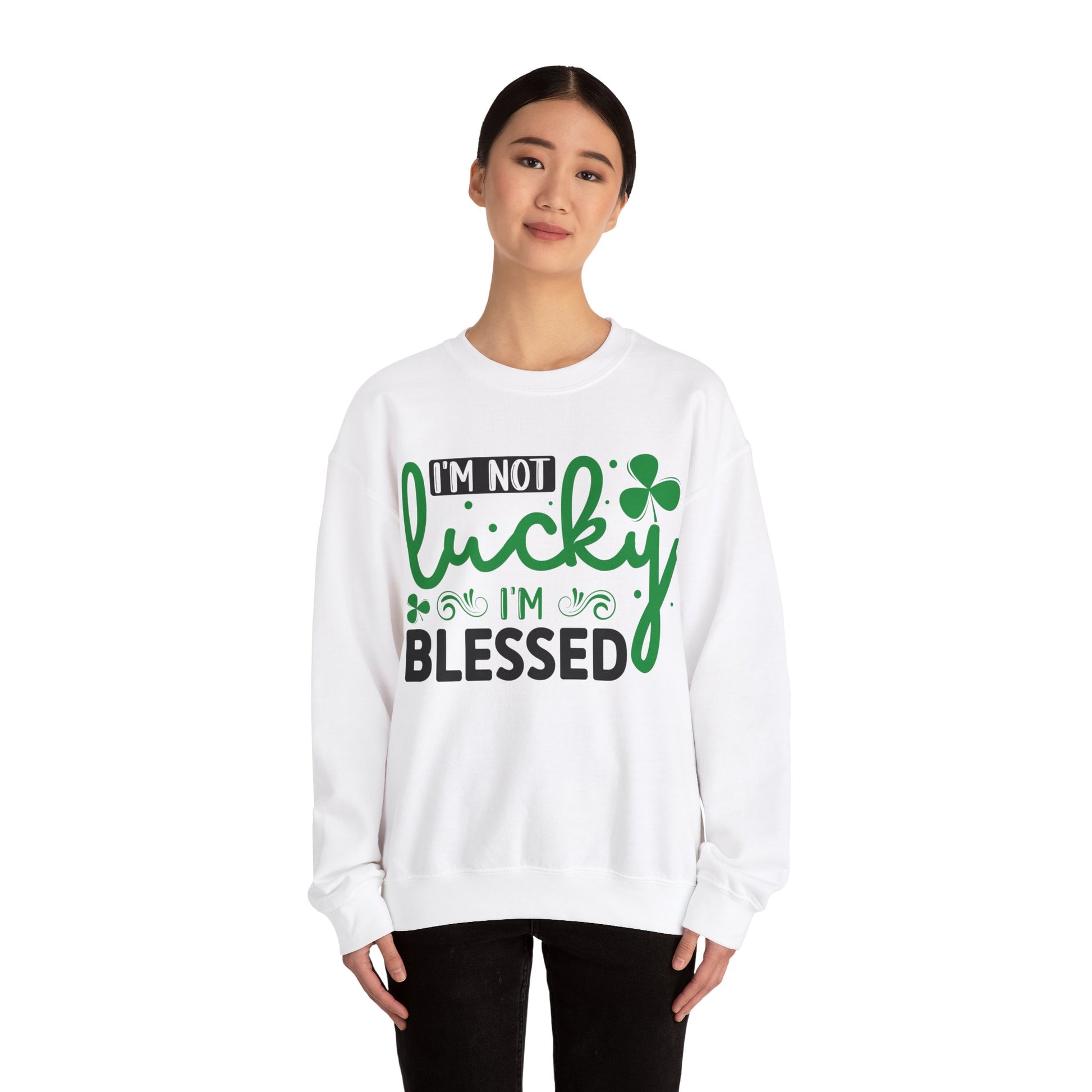 I'm Not Lucky I'm Blessed - Crewneck Sweatshirt