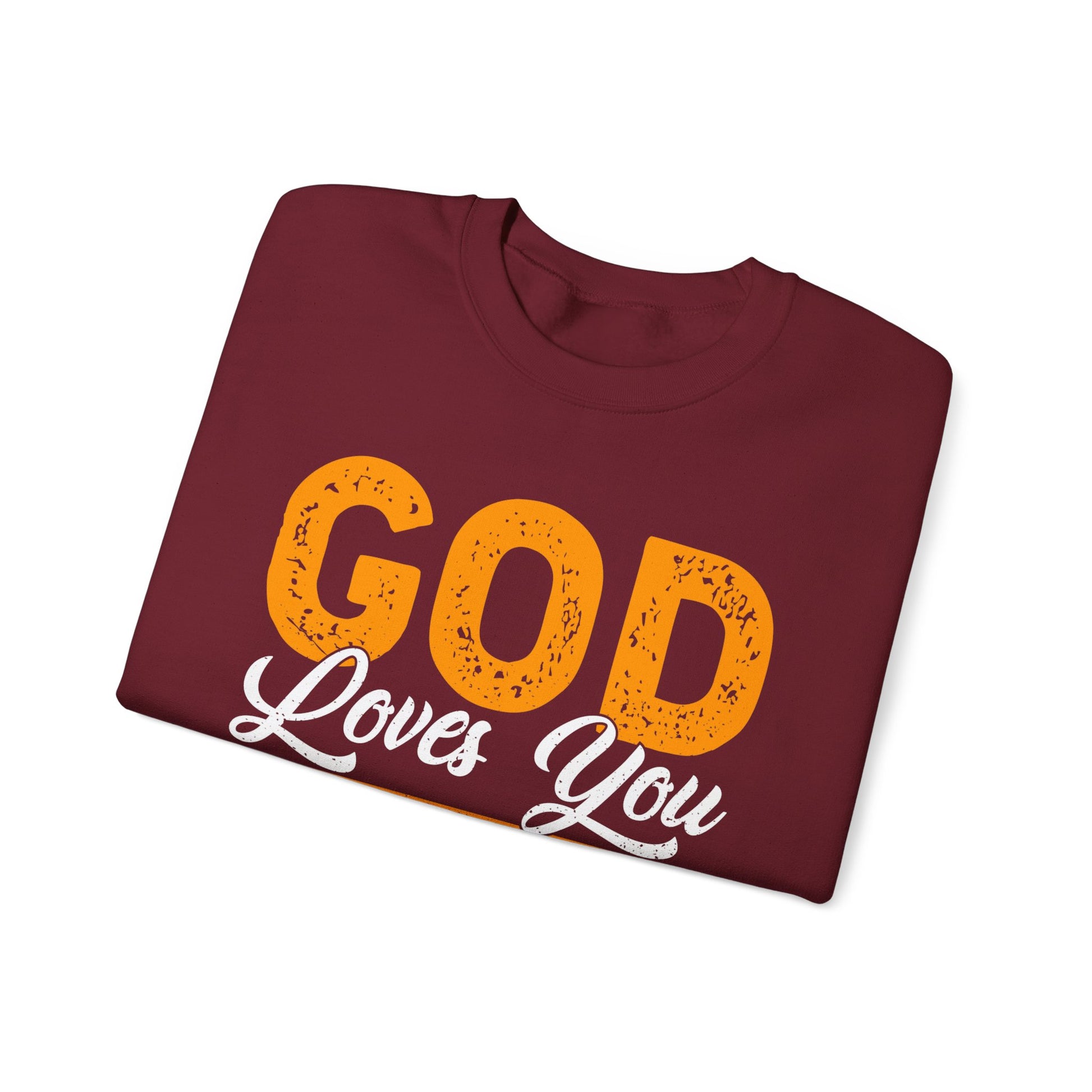 God Loves You, He'll Give Wisdom To Pass Your Classes - Unisex Heavy Blend™ Crewneck Sweatshirt