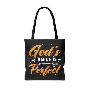 God's Timing Is Perfect - Tote Bag