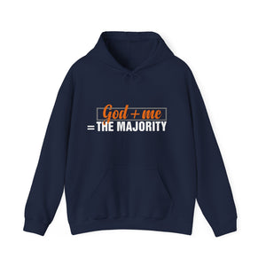 God plus me the majority - Unisex Hoodie