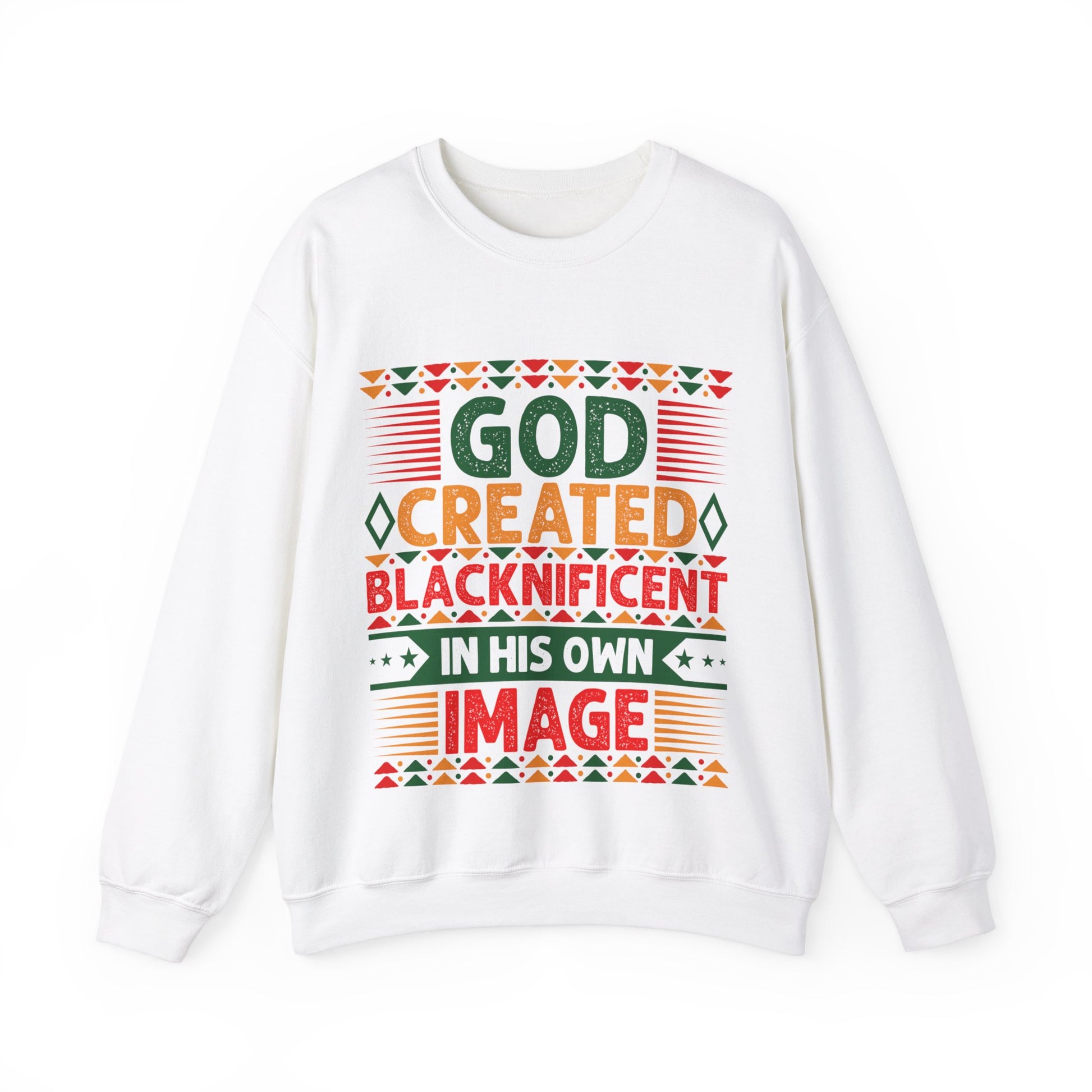 God Created Blacknificent In His Own Image - Sweatshirt