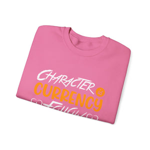 Character Currency Follow Christ - Unisex Heavy Blend™ Crewneck Sweatshirt