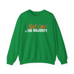 God plus me the majority - Crewneck Sweatshirt