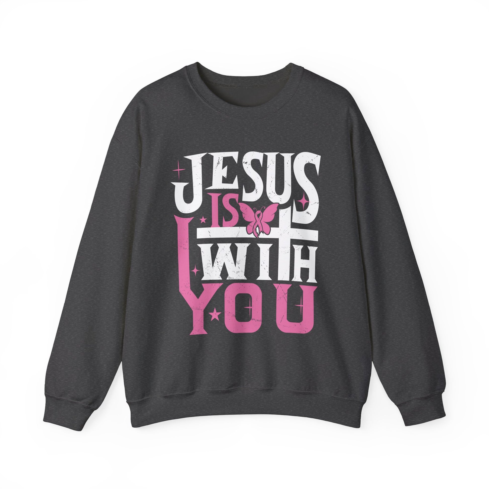 Jesus is With You - Unisex Heavy Blend™ Crewneck Sweatshirt