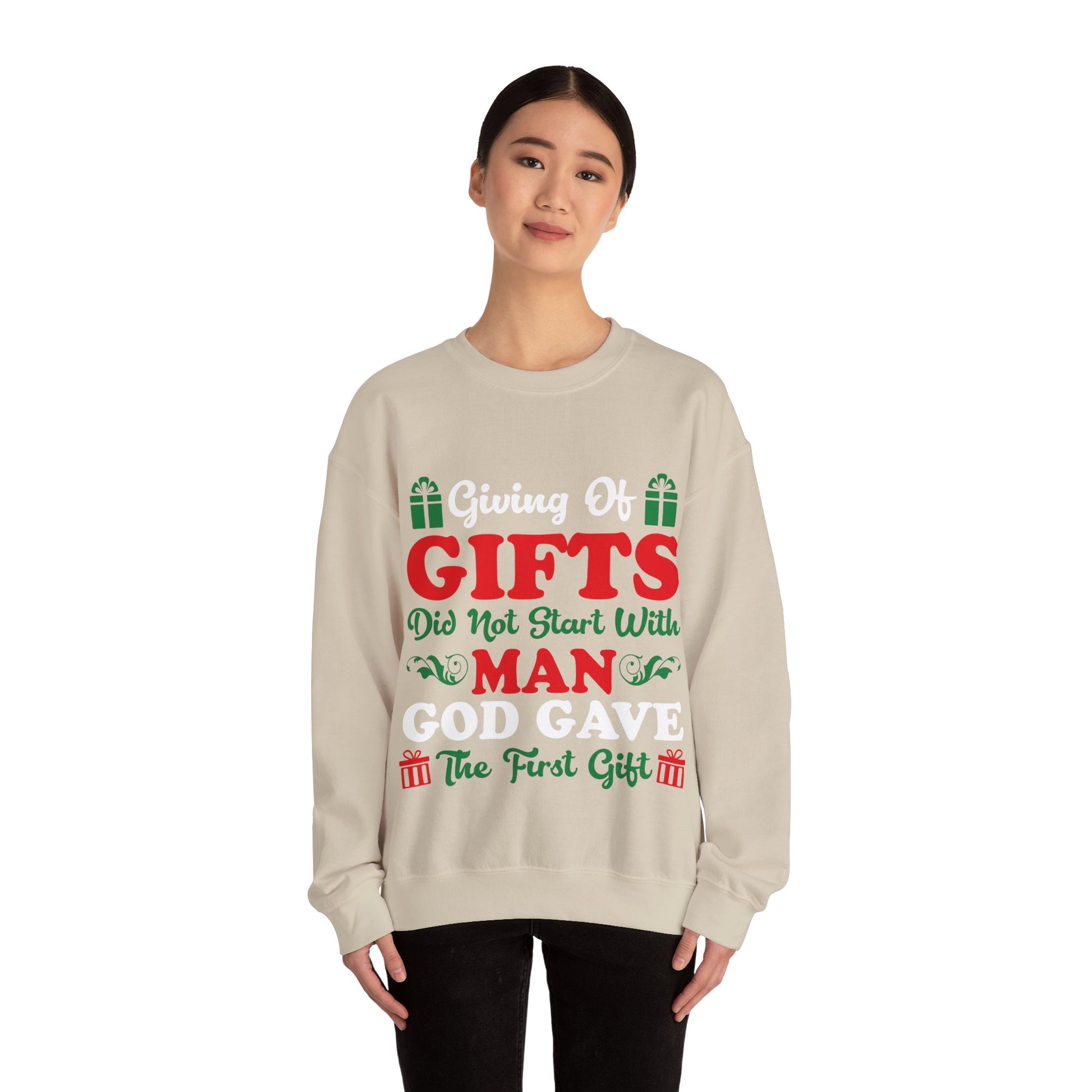 Giving Of Gifts Did Not Start With Man - Crewneck Sweatshirt