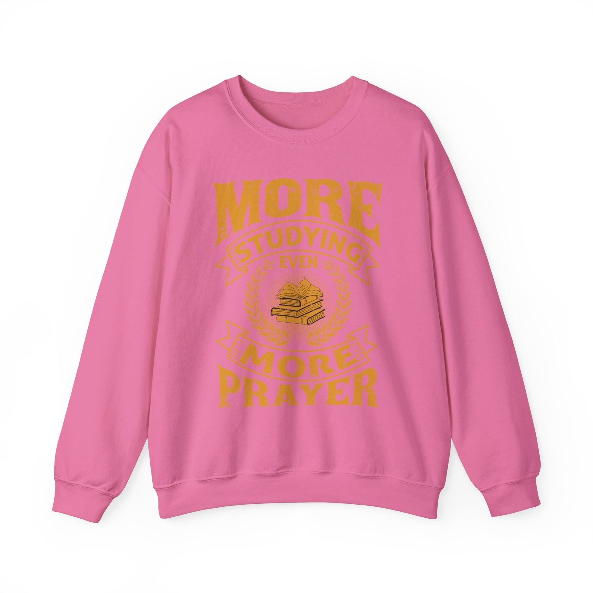 More Studying Even More Prayer - Unisex Heavy Blend™ Crewneck Sweatshirt