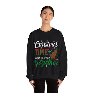 Christmas Time Brings The World Together - Crewneck Sweatshirt