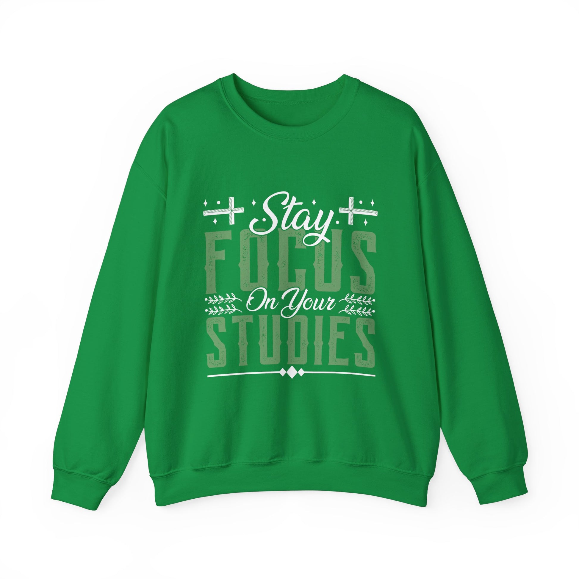 Stay Focused On Your Studies - Unisex Heavy Blend™ Crewneck Sweatshirt