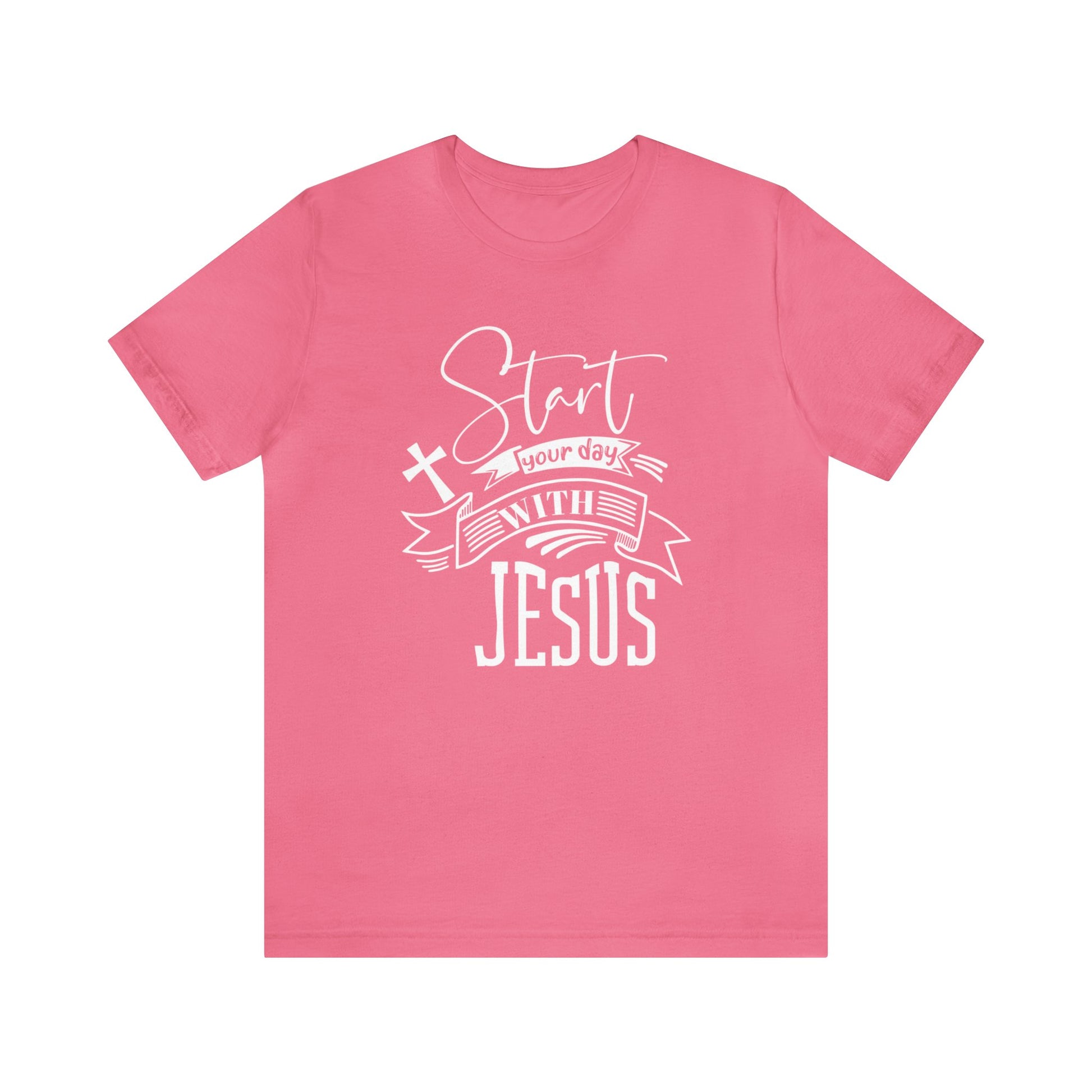 Start your day with Jesus - Unisex Tee