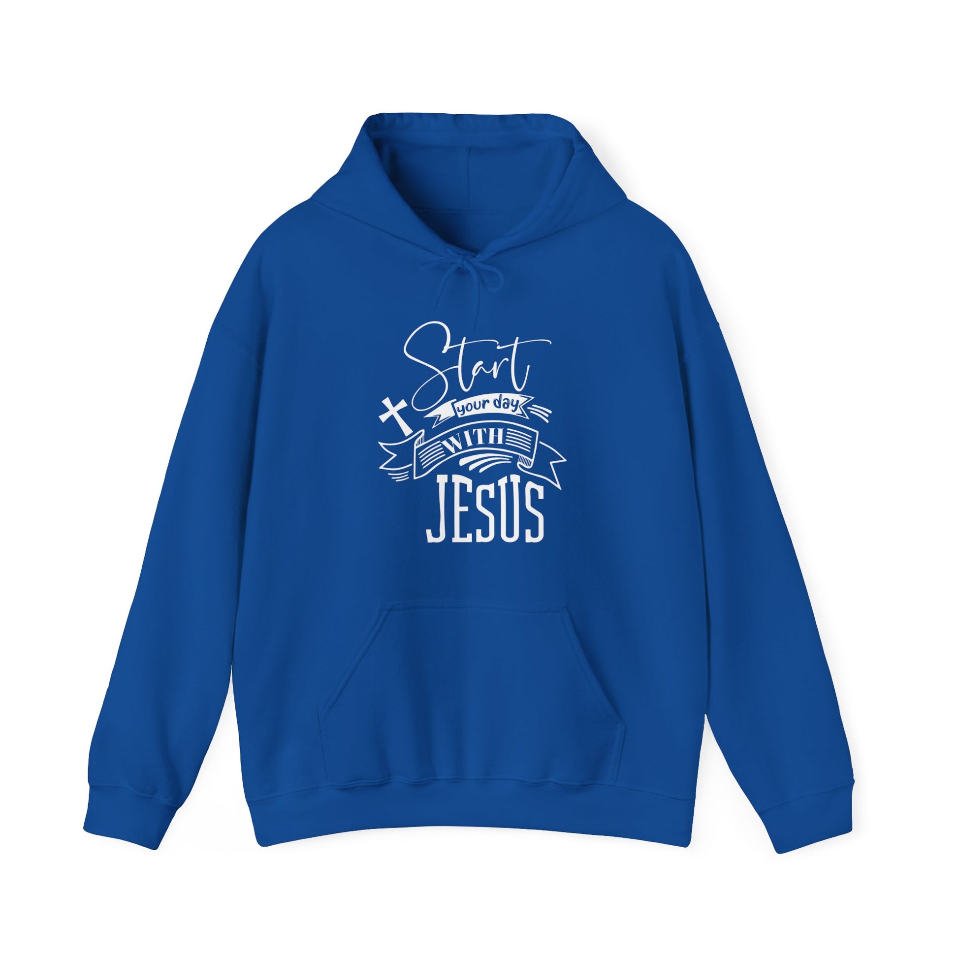 Start your day with Jesus - Unisex Hoodie