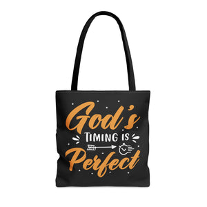 God's Timing Is Perfect - Tote Bag