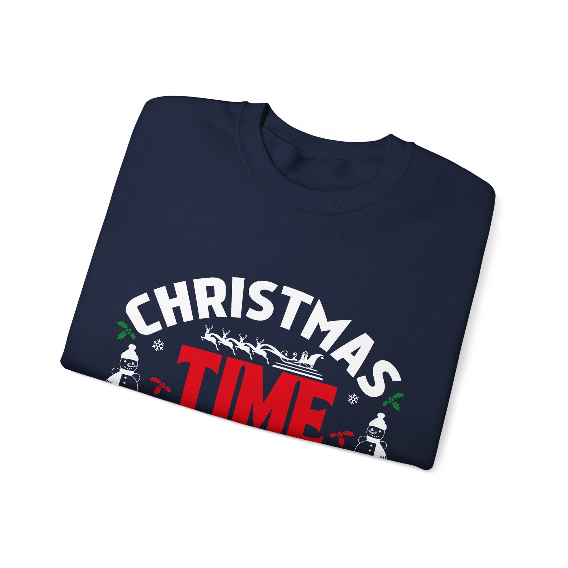 Christmas time Brings The World Together - Crewneck Sweatshirt