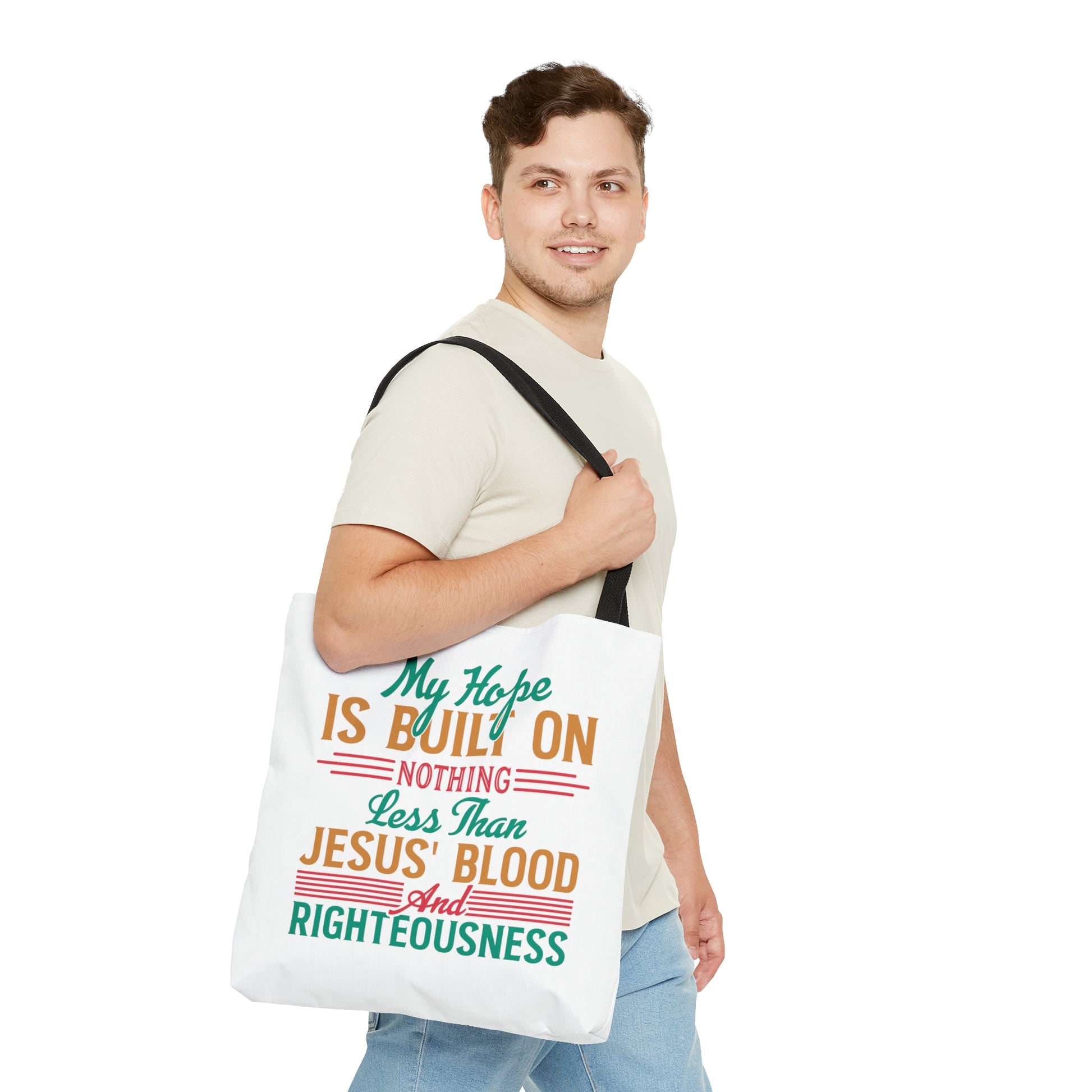 My Hope Is Built On Nothing Less than Jesus' Blood - Tote Bag