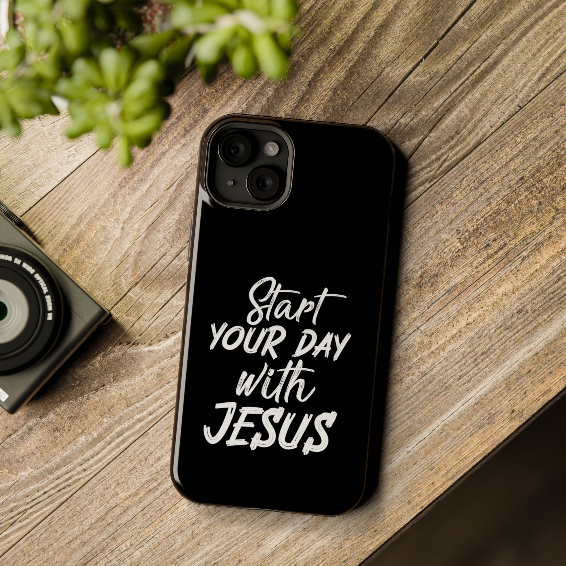 Start your day with Jesus - MagSafe Tough Case