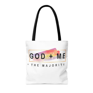 God plus me the majority - Tote Bag