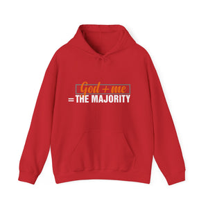 God plus me the majority - Unisex Hoodie