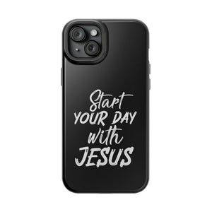 Start your day with Jesus - MagSafe Tough Case