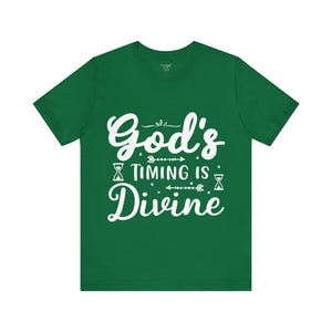 God's Timing Is Divine - Unisex Tee