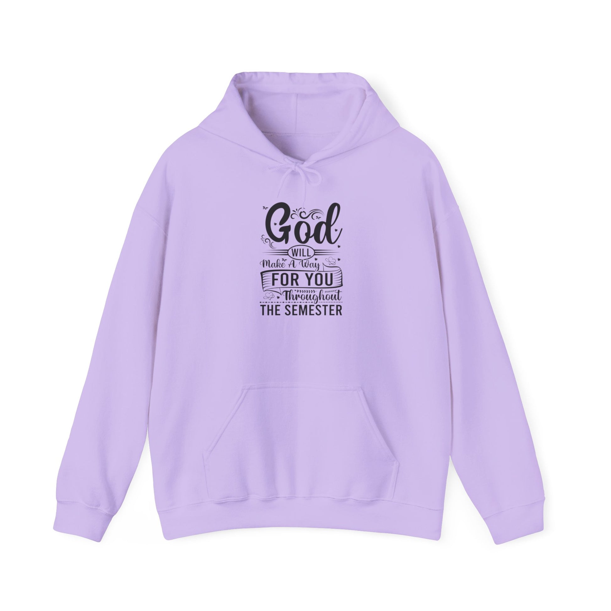 God Will Make A Way Throughout The School Semester - Unisex Heavy Blend™ Hooded Sweatshirt