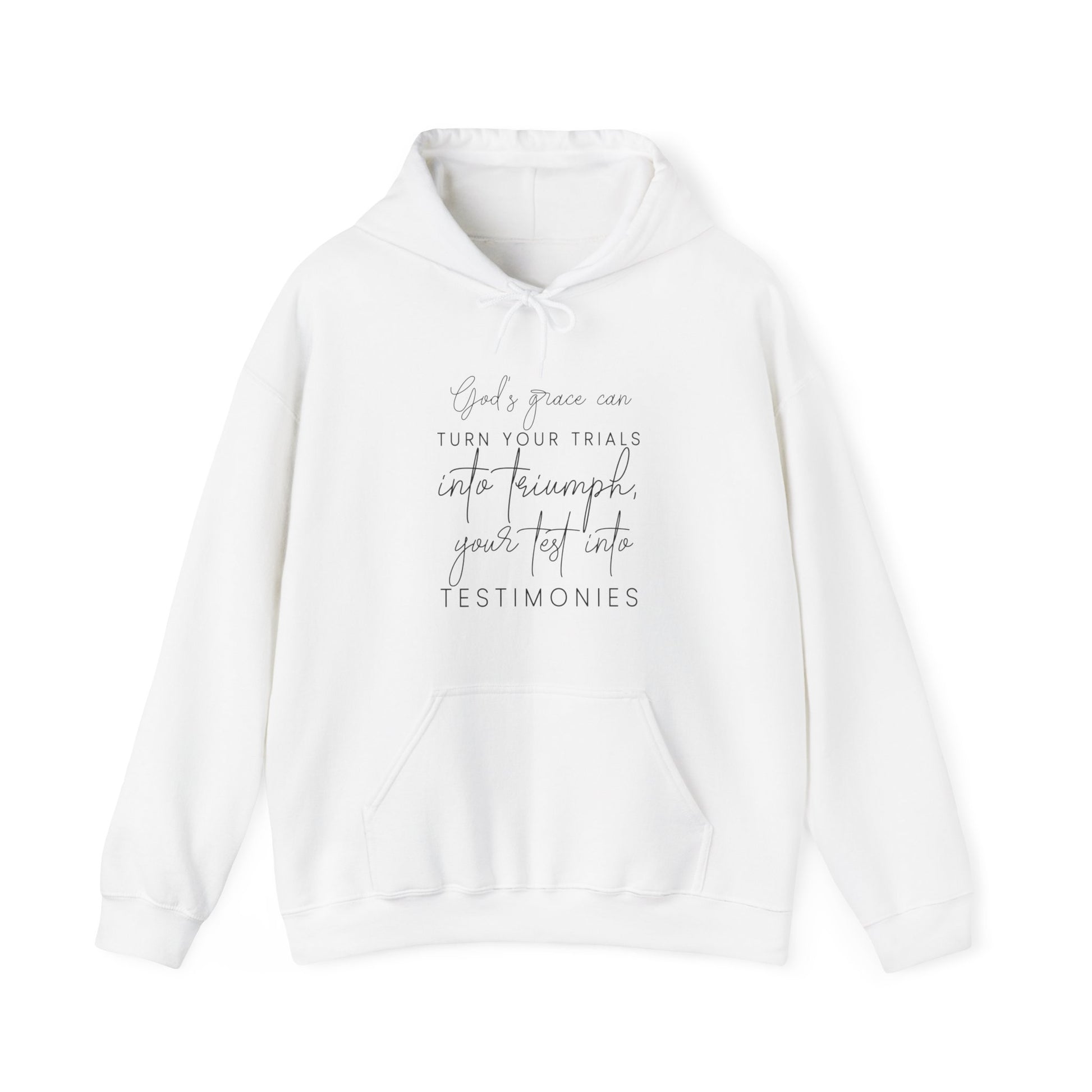 Gods grace can turn your trials into triumph - Unisex Hoodie