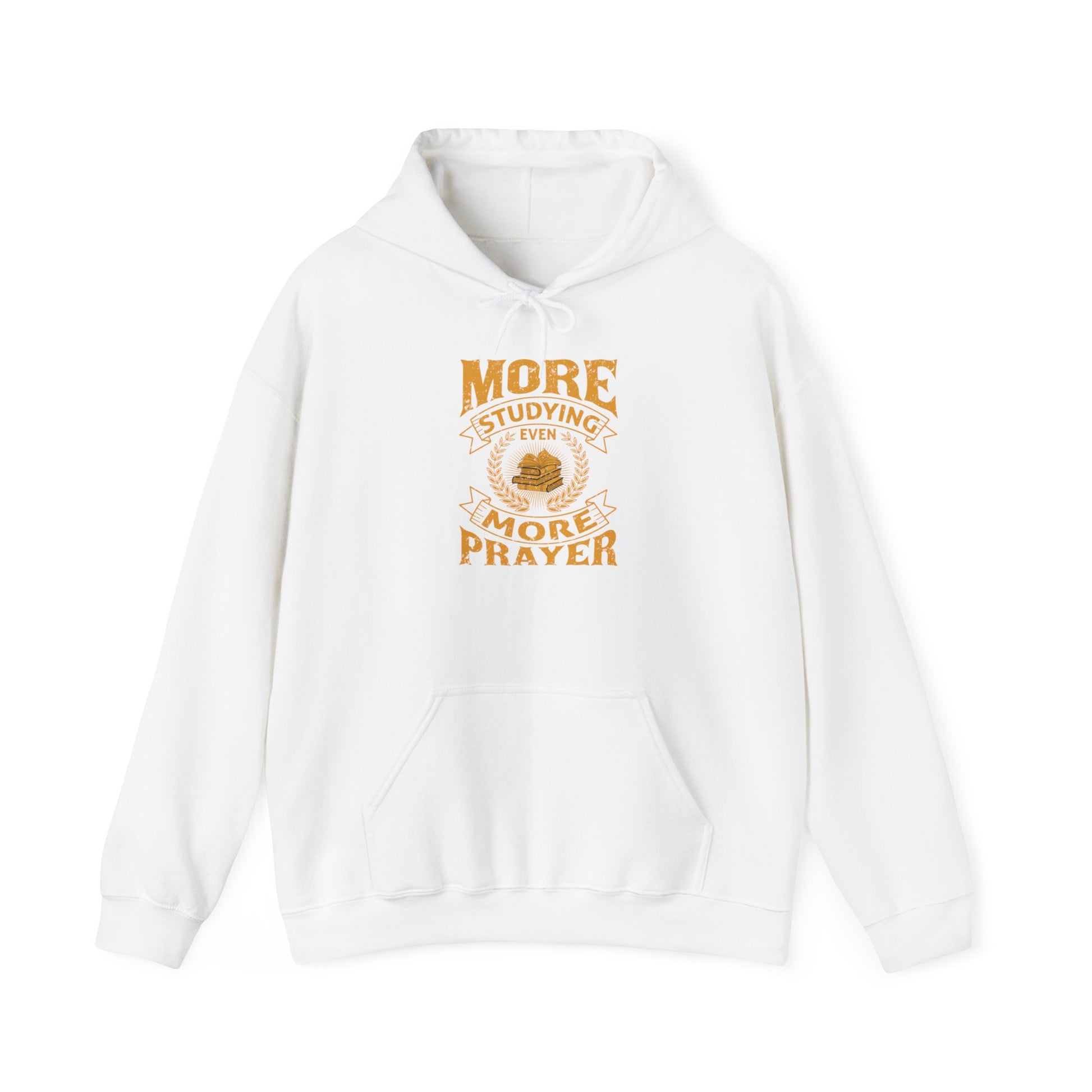 More Studying Even More Prayer - Unisex Heavy Blend™ Hooded Sweatshirt